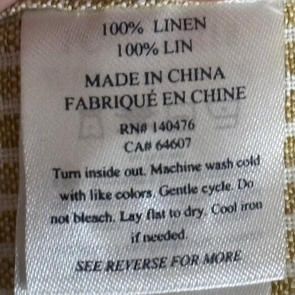 Faherty‎ Dress Women's Size Small Linen Laguna Maxi Stripes Tax White - Picture 5 of 5